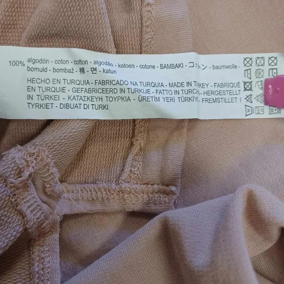 Zara Dusty Rose Tunic Mini Bell Sleeve Dress Size Small - Picture 6 of 10